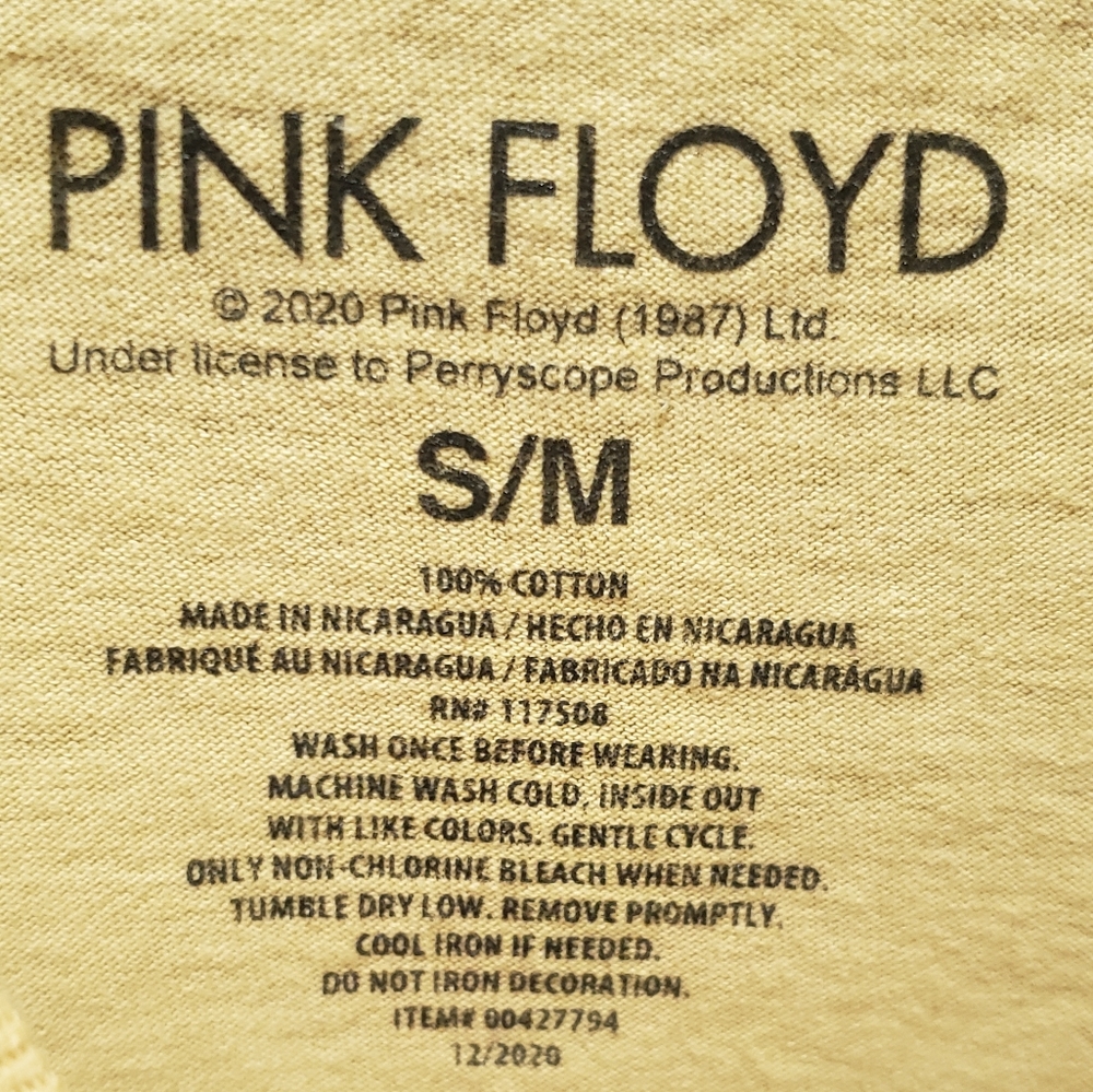 NEW PINK FLOYD 1973 TOUR T SHIRT S/M - Picture 5 of 5